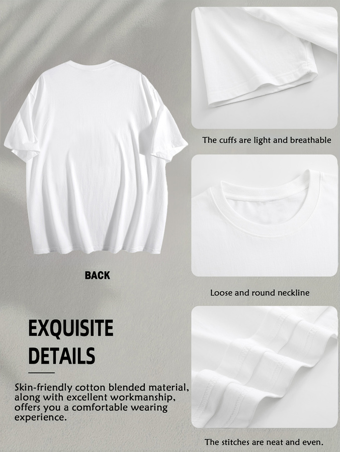 Fun Retro Pattern T-shirt, G-M - Street Fashion Definition avis et prix