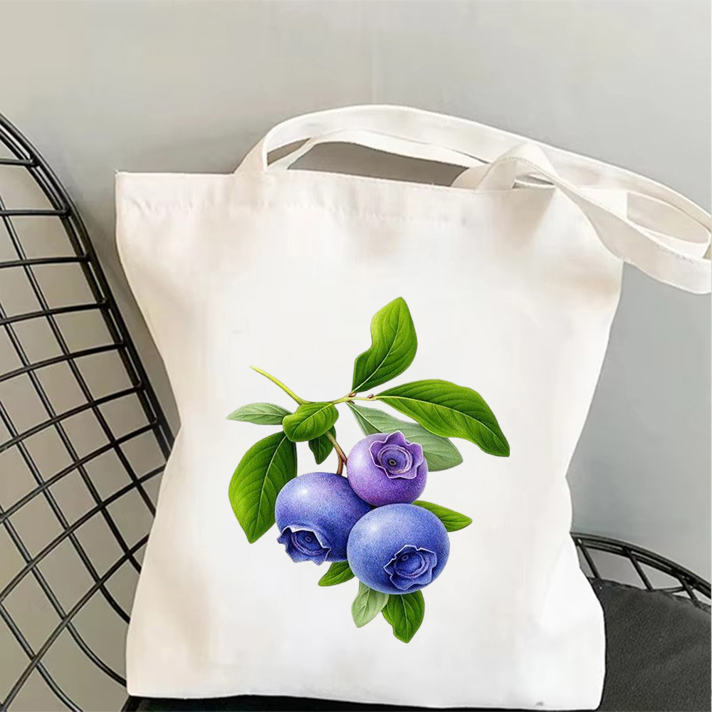 Blueberry Art Canvas Tote Bag  - Tote Bag Canvas Print avis et prix