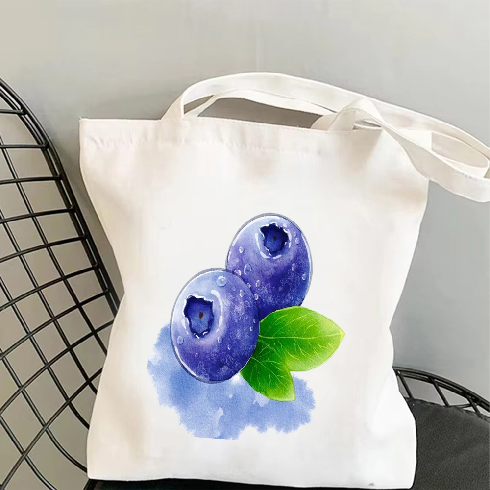 Blueberry Art Canvas Tote Bag  - Tote Bag Canvas Print avis et prix