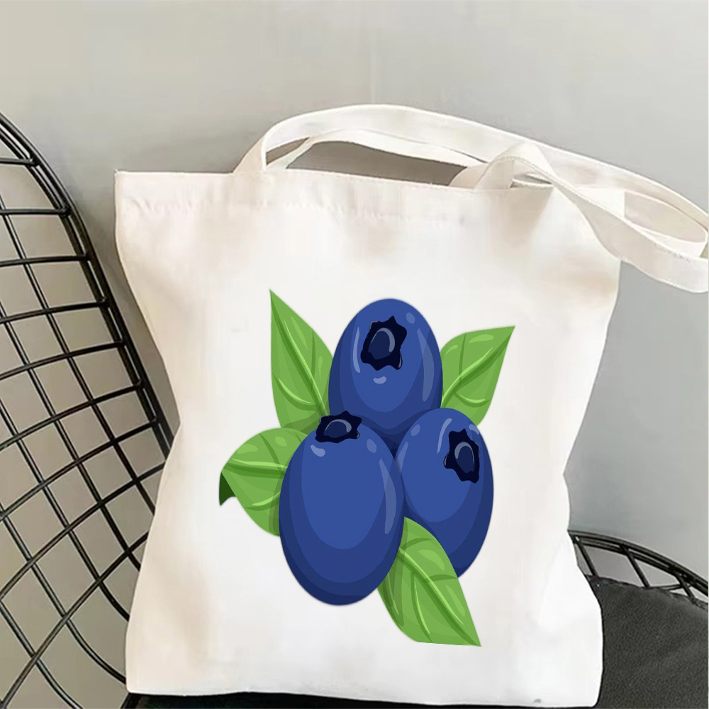 Blueberry Art Canvas Tote Bag  - Tote Bag Canvas Print avis et prix
