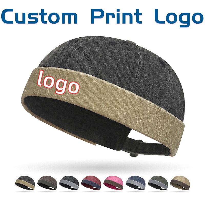 Customized Printed Logo Washed - Street Fashion Hats avis et prix
