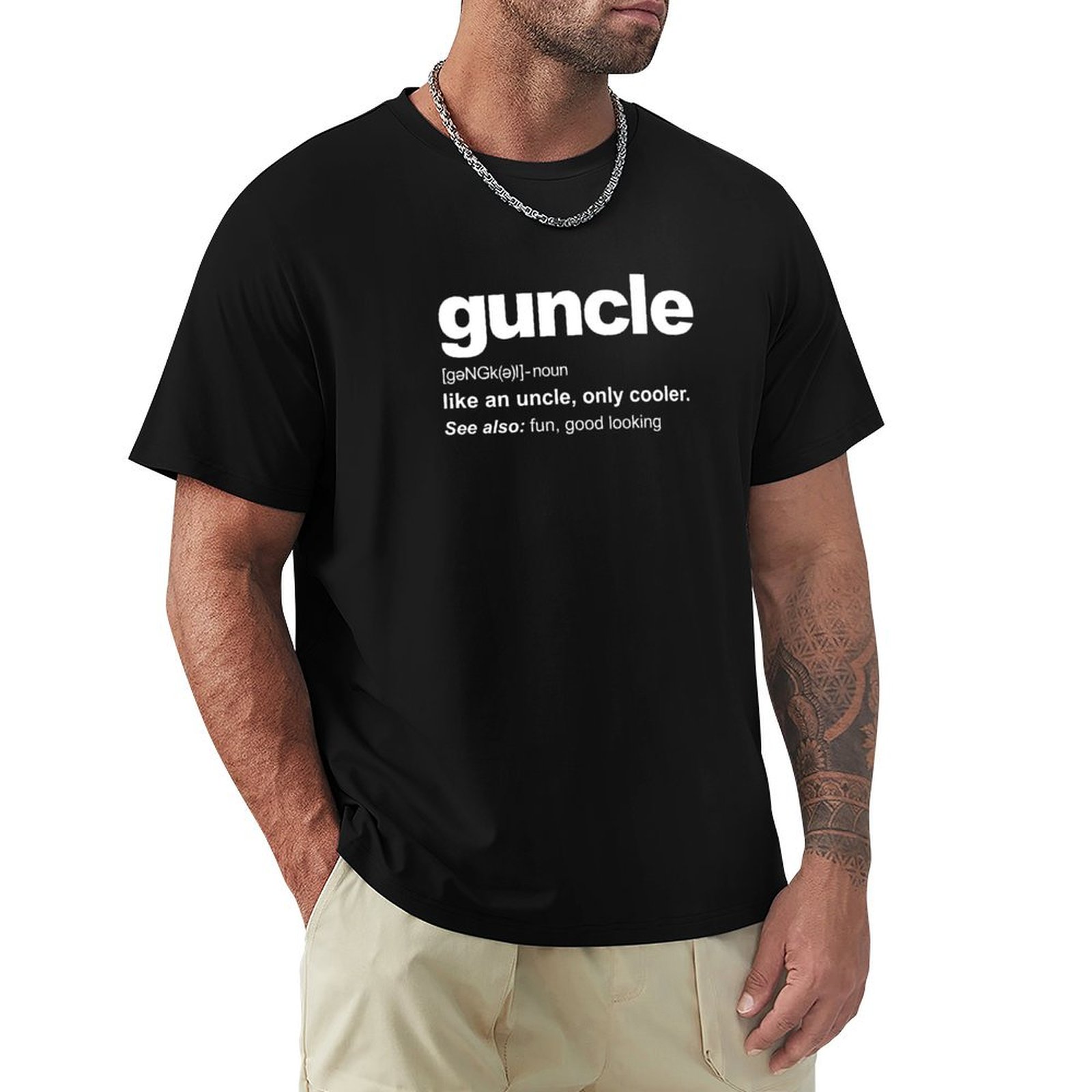 Guncle Definition Funny Gift f - Street Fashion Definition avis et prix