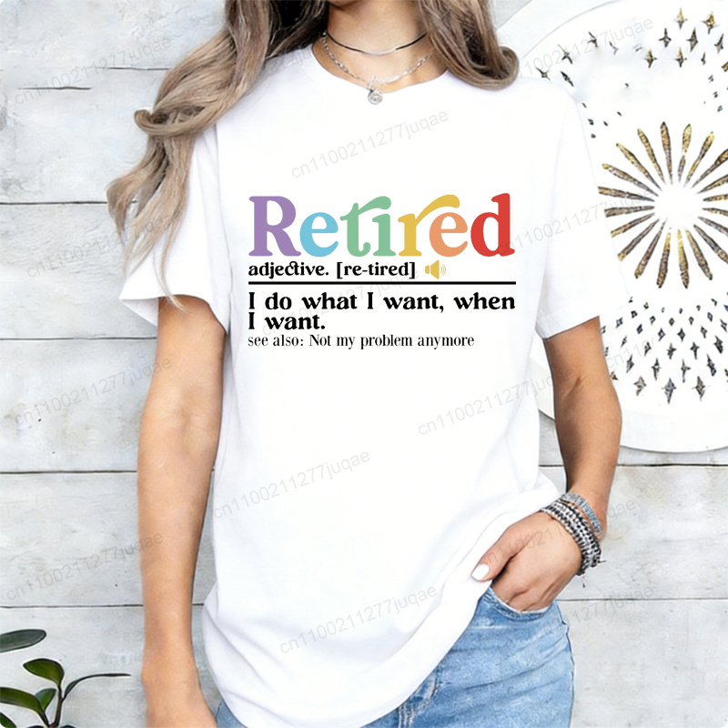 Funny Retirement Tee Retired D - Street Fashion Definition avis et prix