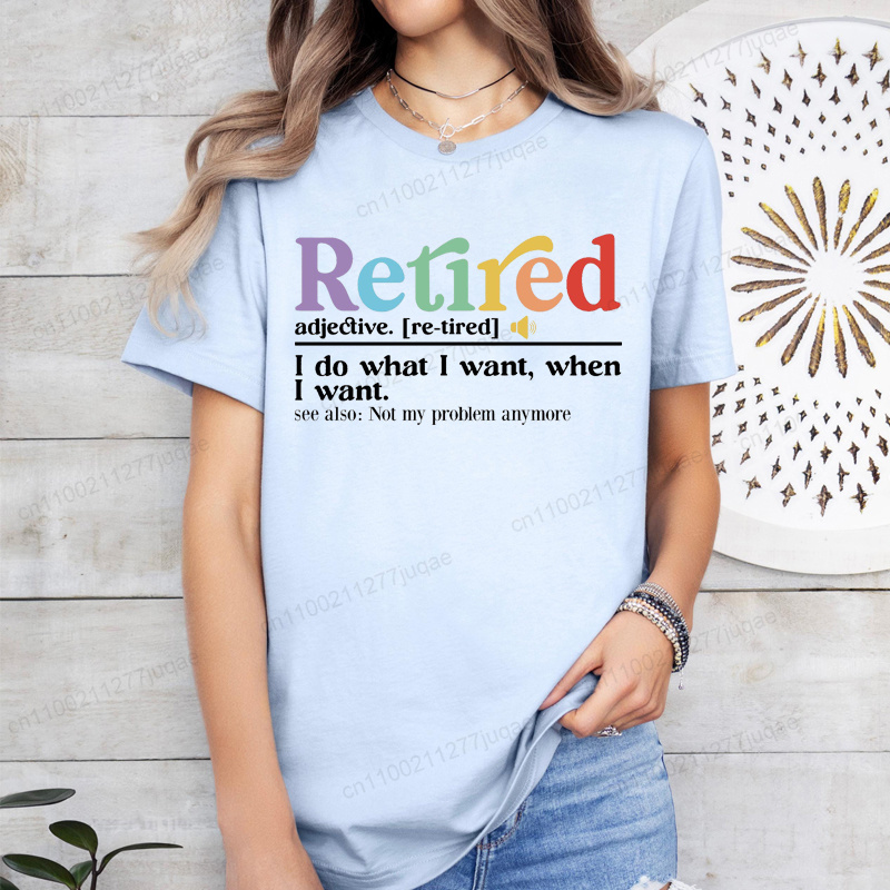 Funny Retirement Tee Retired D - Street Fashion Definition avis et prix