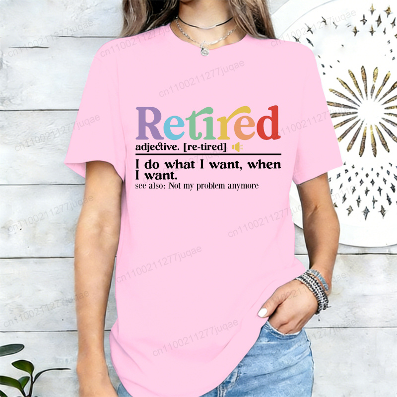 Funny Retirement Tee Retired D - Street Fashion Definition avis et prix