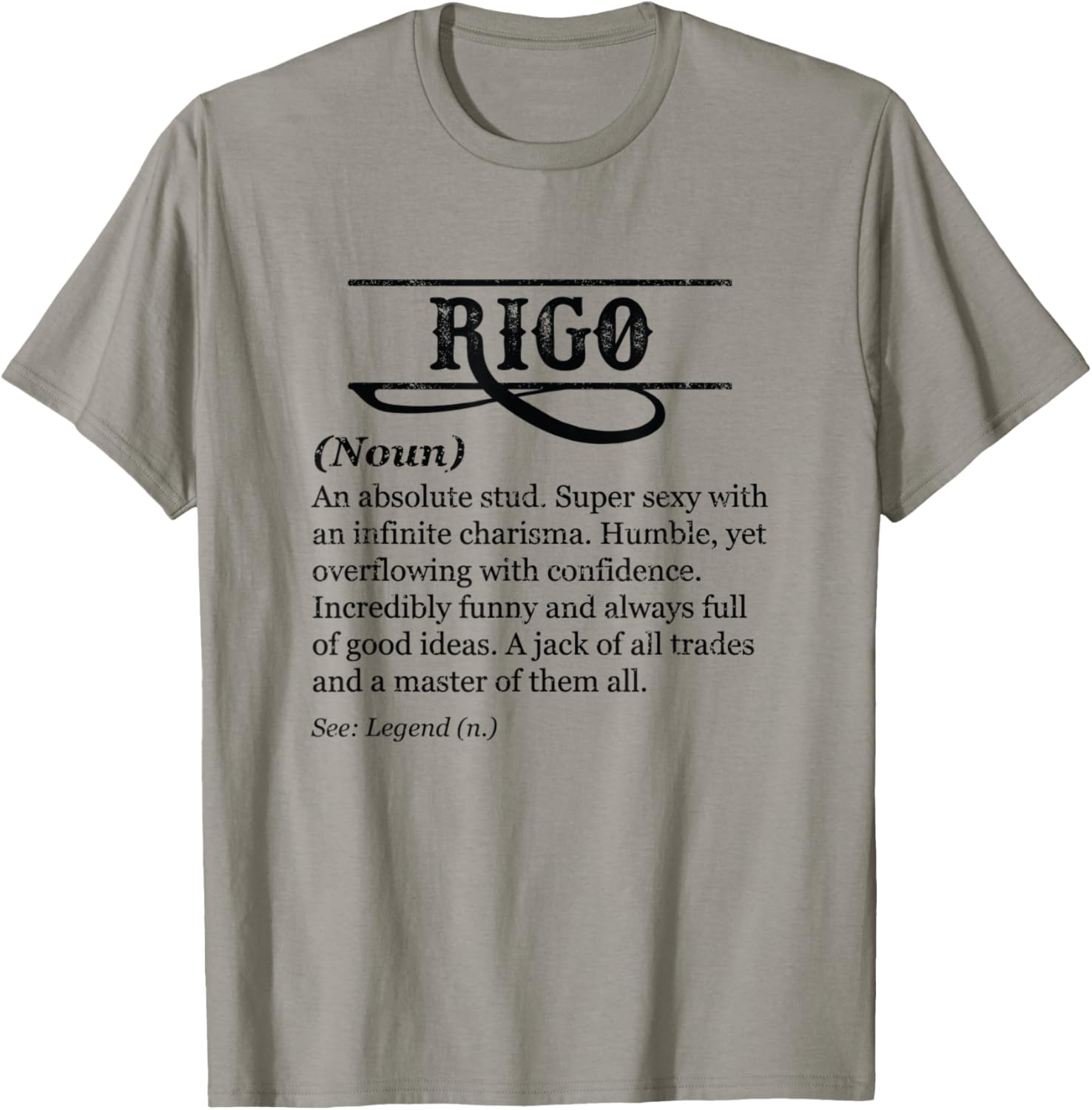Rigo Definition Noun Funny Men - Street Fashion Definition avis et prix