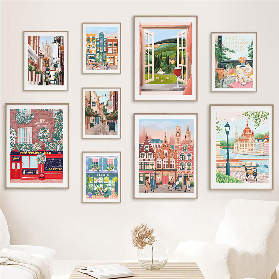 Coastal City Beautiful View Co - Street Fashion Poster avis et prix