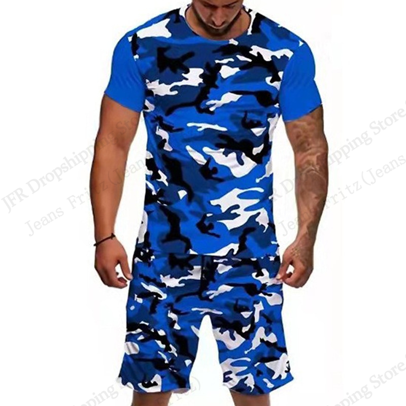 Men's Set T-shirt Camo Camoufl - Camo Pattern Set avis et prix