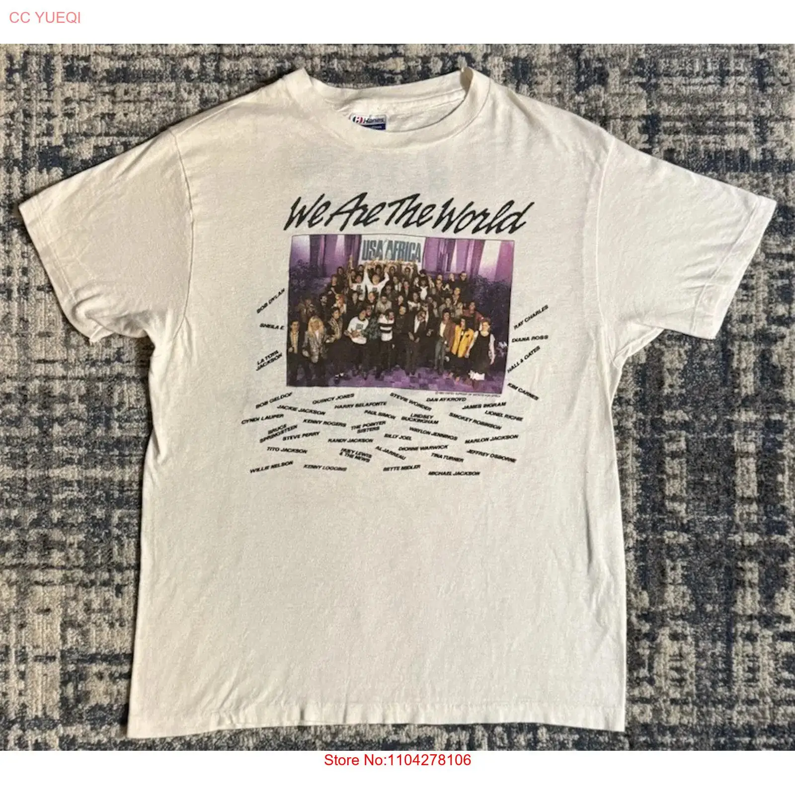 Vintage 1985 We Are The World  - Street Fashion Mood avis et prix