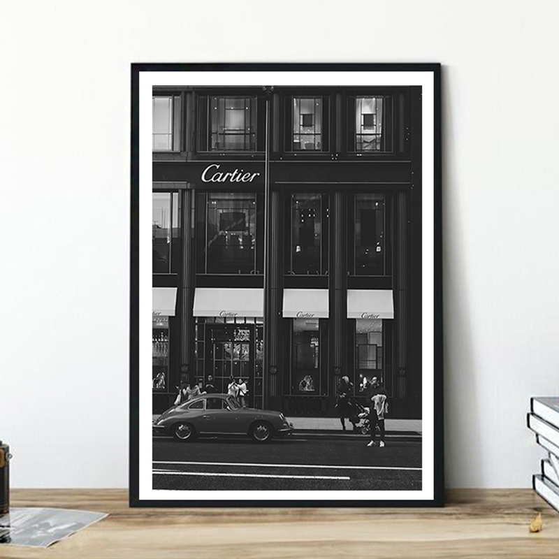 European Street Canvas Paintin - Street Fashion Poster avis et prix