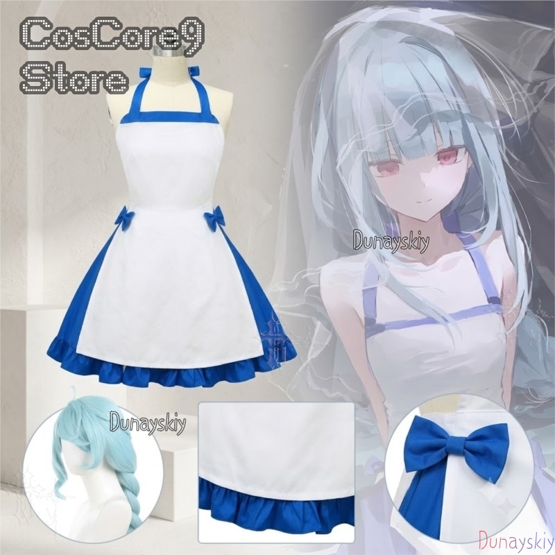 Blue Character Dress Zeno Summ - Japanese Street Fashion Female avis et prix
