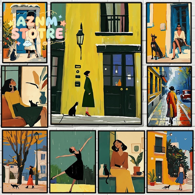 1pc frameless Anime Styles Cit - Street Fashion Poster avis et prix