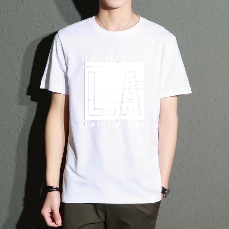 Men's Black Round-Neck Short-S - Street Fashion Los Angeles avis et prix