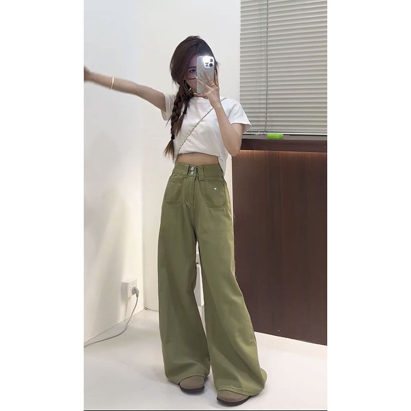 Girls Jeans Japanese Vintage C - Japanese Street Fashion Female avis et prix