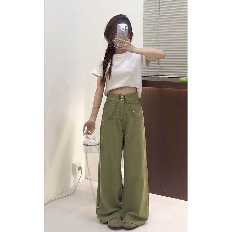 Girls Jeans Japanese Vintage C - Japanese Street Fashion Female avis et prix