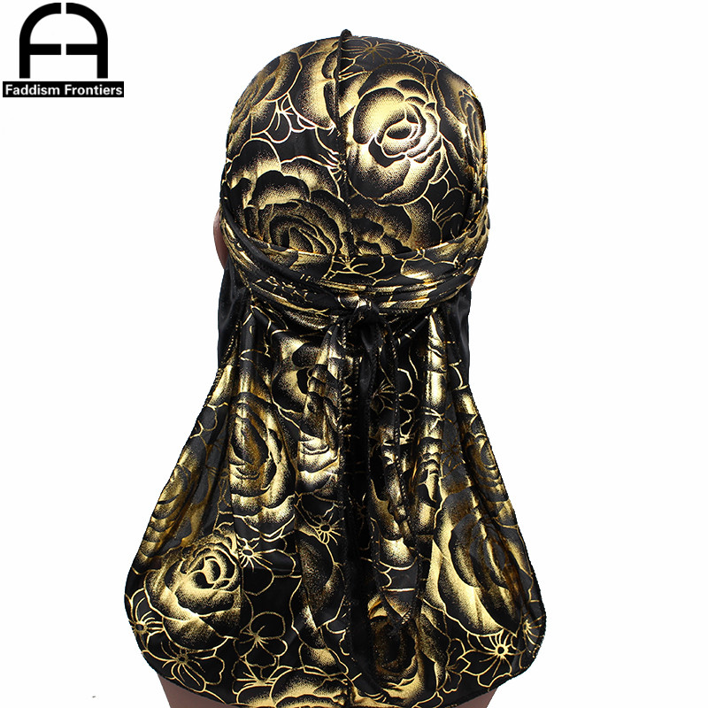Custom Men's Print Silky Durag - Street Fashion Hats avis et prix