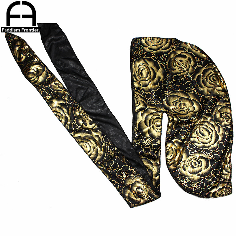 Custom Men's Print Silky Durag - Street Fashion Hats avis et prix