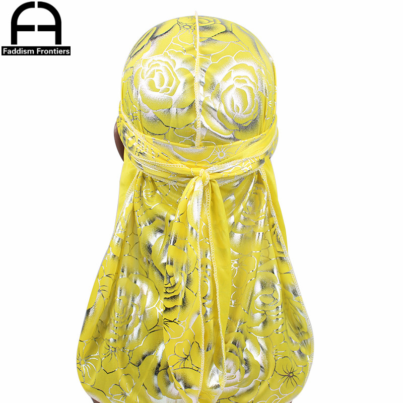 Custom Men's Print Silky Durag - Street Fashion Hats avis et prix