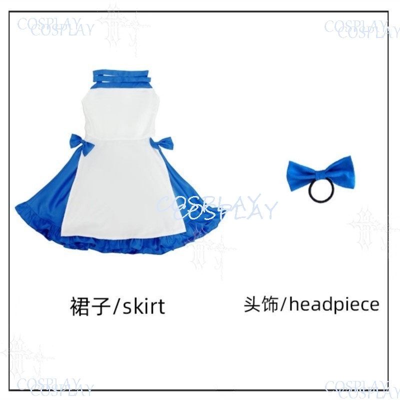 Blue Halloween Full Cosplay Ou - Japanese Street Fashion Female avis et prix