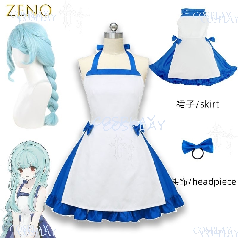 Blue Halloween Full Cosplay Ou - Japanese Street Fashion Female avis et prix