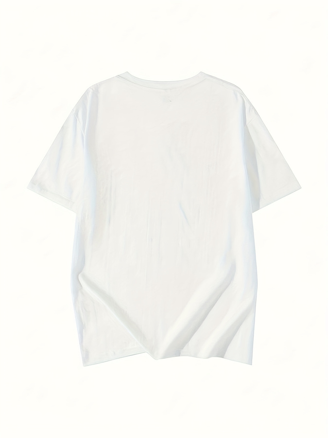 Y2K Cartoon Character & Dog Pr - Longline Tee Oversized avis et prix