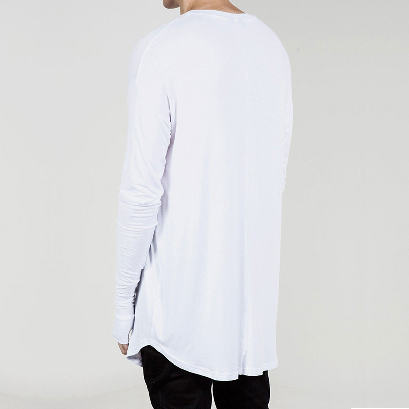 Men Longline Thumb Hole Long S - Longline Tee Oversized avis et prix