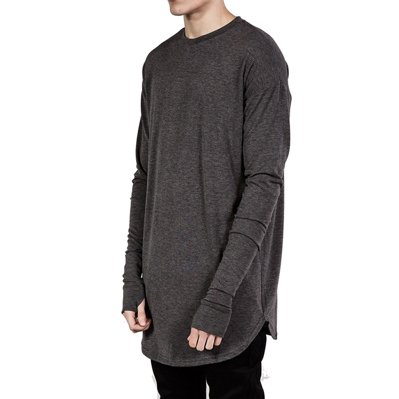 Men Longline Thumb Hole Long S - Longline Tee Oversized avis et prix